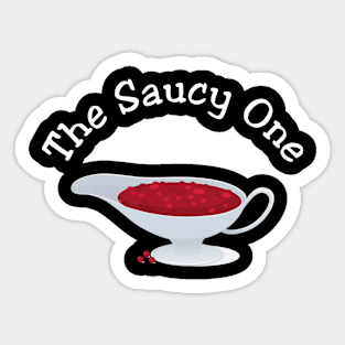 Thanksgiving The Saucy One Sticker